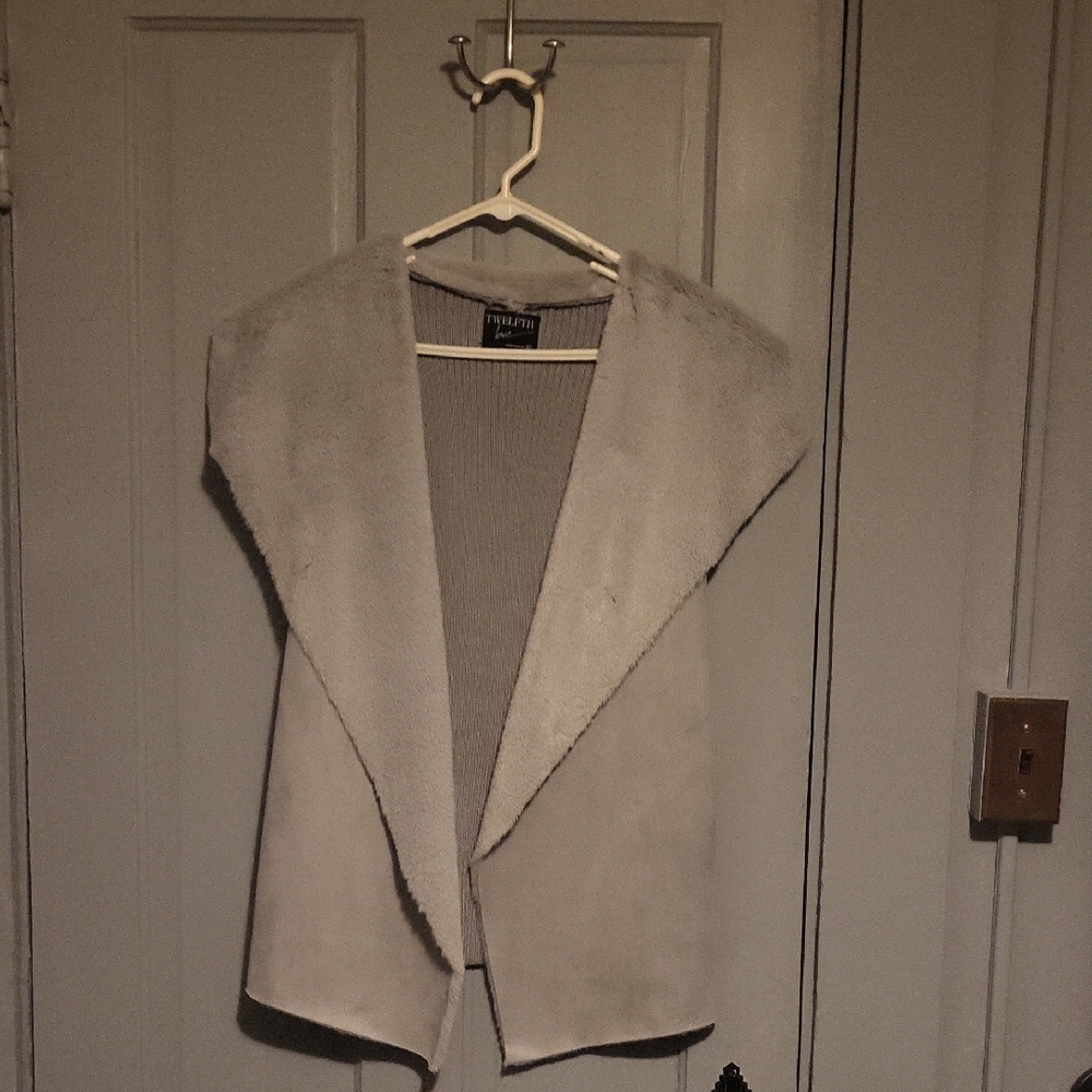 Elegant Cream Teddy Jacket for Women